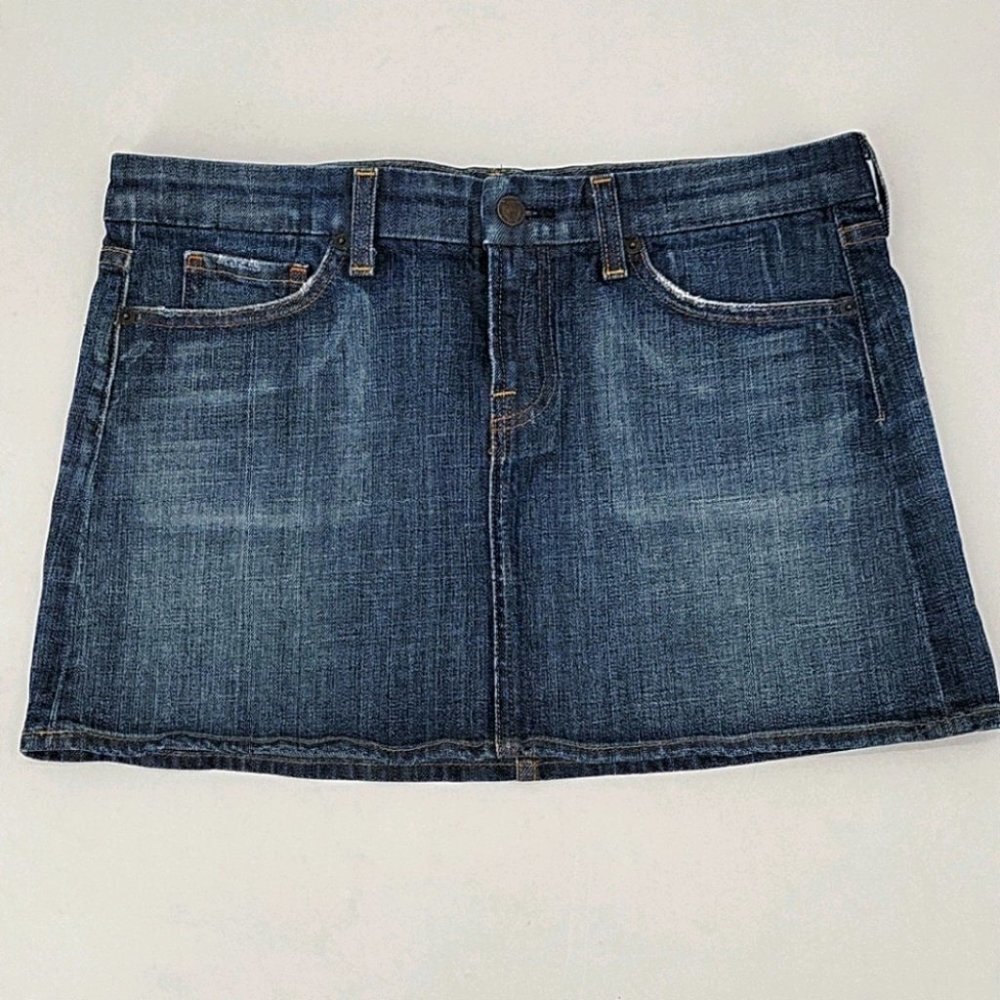 Citizens of Humanity Bridgitte Denim Mini Skirt Size 32